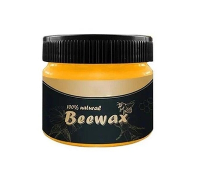 Поліроль воскова для меблів Beewax бджолиний віск, для відновлення зовнішнього вигляду дерева, 80