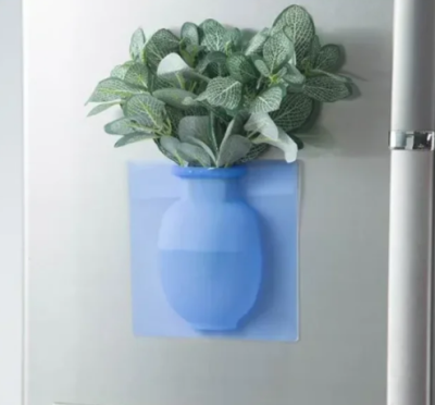 Силіконовий горщик, ваза для квітів фіолетовий