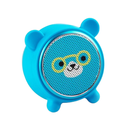 Портативна колонка Bluetooth Mini Speaker Animal Синє Ведмедик