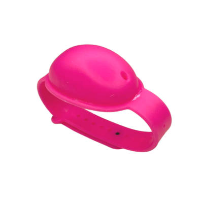 Стильний браслет-антисептик для багаторазового використання, рожевий