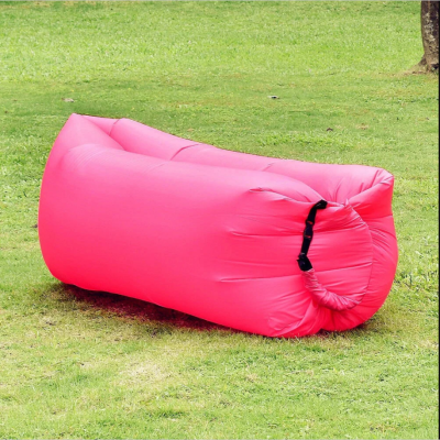 Надувний гамак Lamzac 240 см Рожевий + сумка-рюкзак