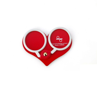 Універсальний тримач, кільце для Keeep смартфон, червоний у формі серця