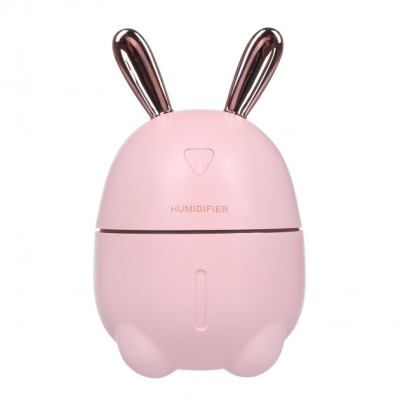 Зволожувач повітря, нічник Happy Rabbit Humidifier 2 в 1 pink
