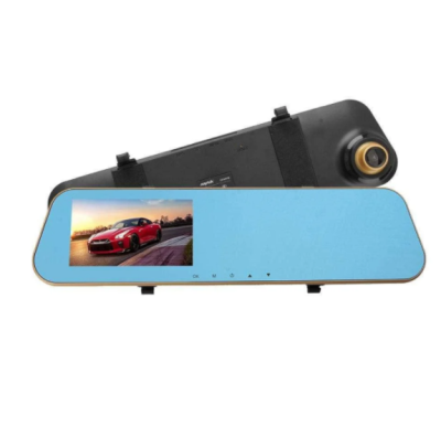 Автомобільне дзеркало заднього виду, DVR камера з подвійним об'єктивом нічного бачення, відеореєстратор Anytek N8 4.3