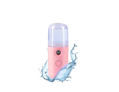Зволожувач для шкіри обличчя ультразвуковий Nano Mist Sprayer Рожевий (уцінка)