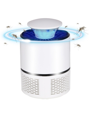 LED Лампа світильник пастка для комарів та комах Mosquito Killer Lapm Біла