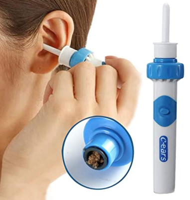 Електричний універсальний прилад для чищення вух C-ears для дорослих та дітей