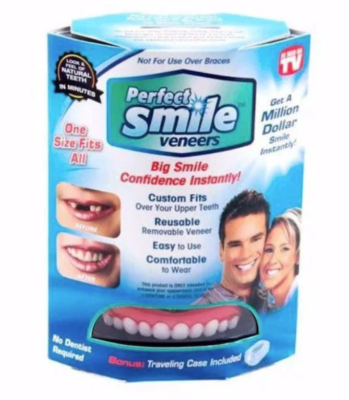 Знімні накладні вініри для зубів верхньої щелепи Perfect Smile Veneers для маскування зубів під час орто лікування