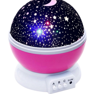 Нічник-проектор зоряного неба Star master dream, рожевий