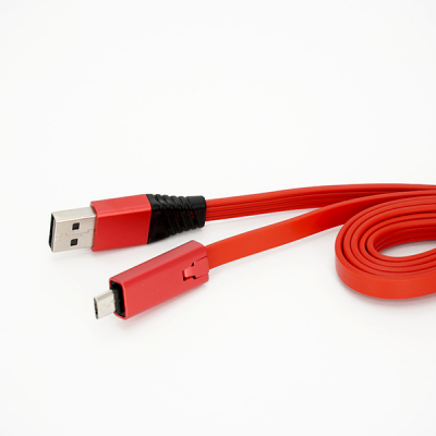 Кабель зарядний, який можна обрізати 2А червоний для Micro USB